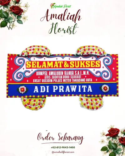 Karangan Bunga Ucapan Selamat di Sumurkidang