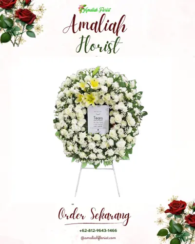 Krans Bunga Duka Cita di Sumurkidang
